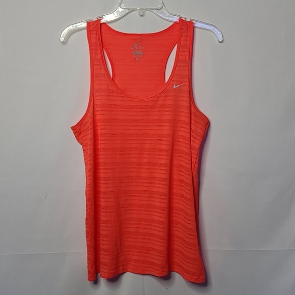 Nike dri -fit neon razorback tank top sz Medium - Picture 1 of 5